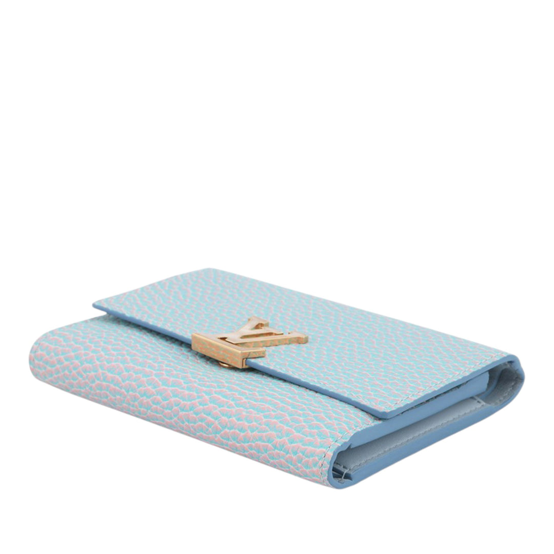 Louis Vuitton Taurillon Capucines Compact Portefeuille