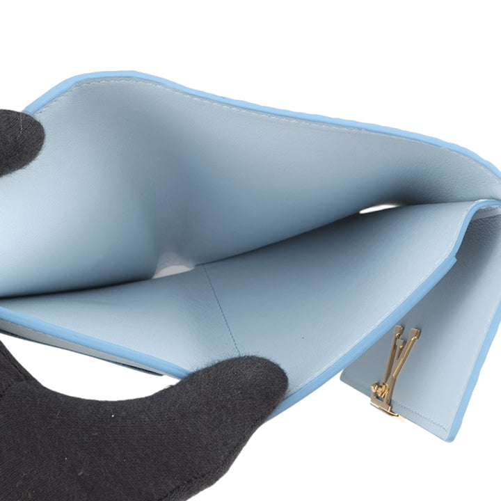 Louis Vuitton Taurillon Capucines Compact Portefeuille