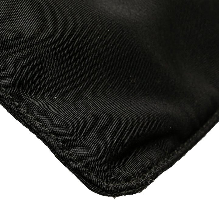 Prada Tessuto Zip Top Sac porté croisé Noir