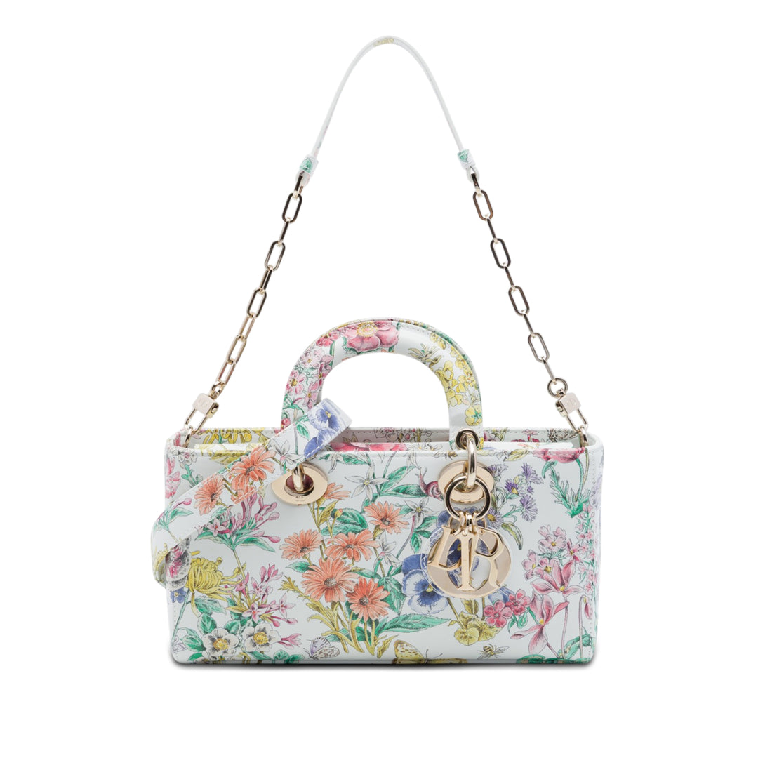 Dior Medium Cuir de veau Astral Flowers Lady D Joy Multi