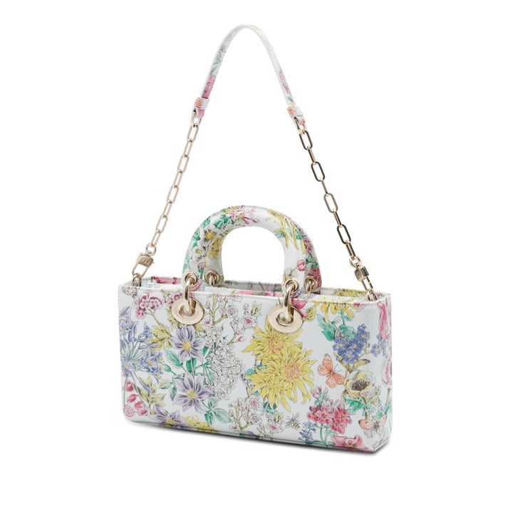 Dior Medium Cuir de veau Astral Flowers Lady D Joy Multi