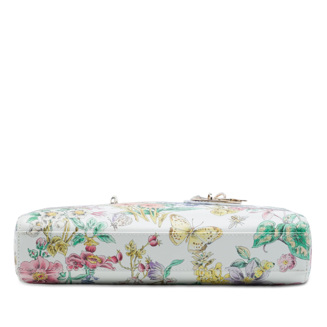 Dior Medium Cuir de veau Astral Flowers Lady D Joy Multi