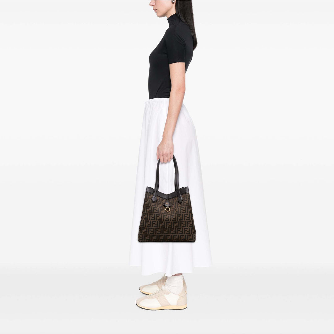 Fendi Large Zucca Toile Origami Cabas
