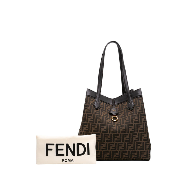 Fendi Large Zucca Toile Origami Cabas
