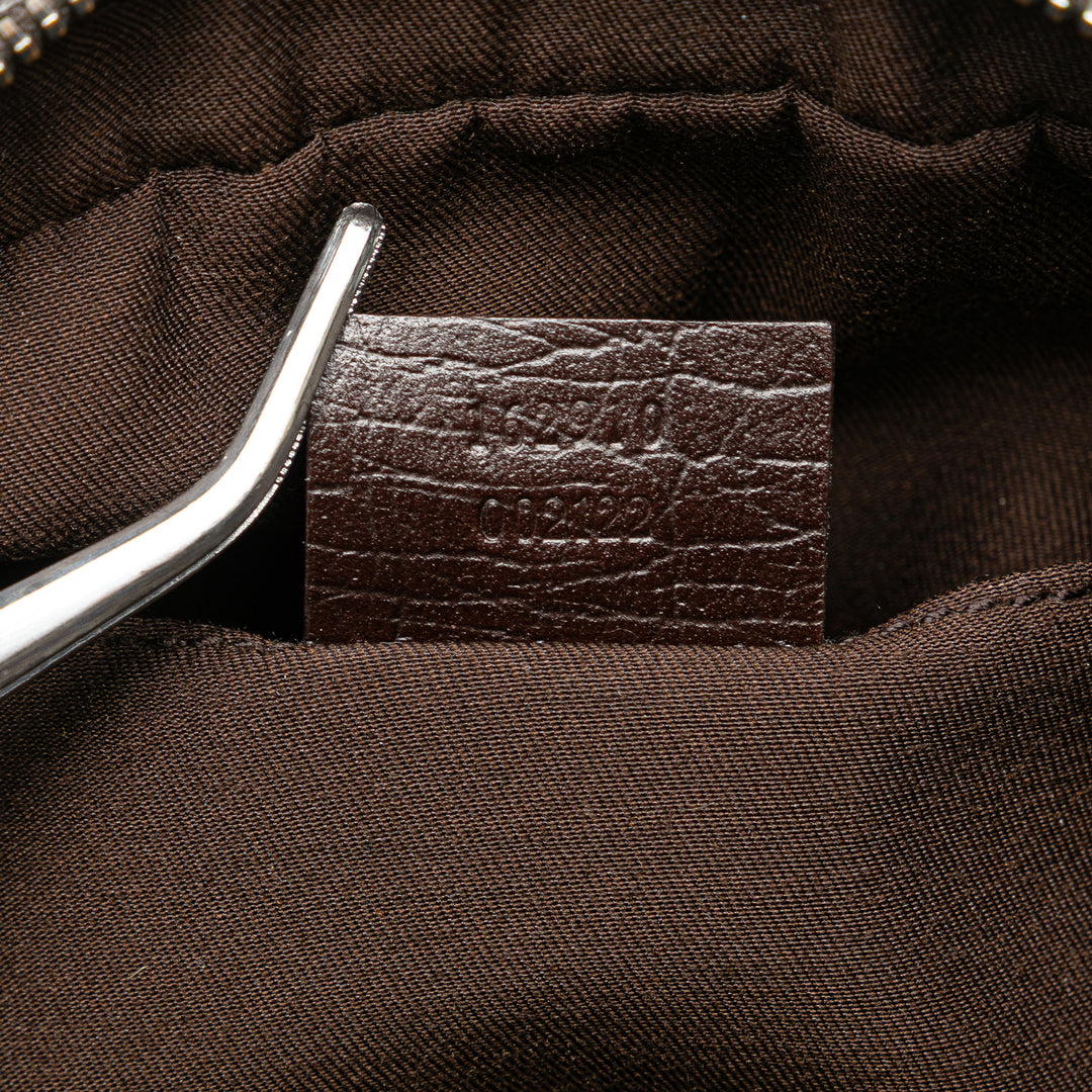 GG Supreme Web Crossbody Brown - Gaby Paris