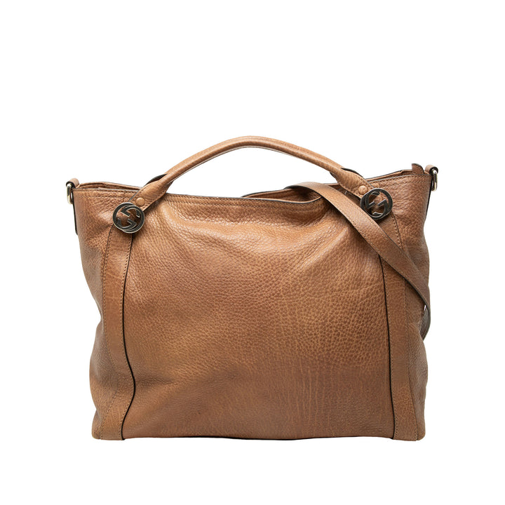 Gucci Sac à main Miss GG Moyen Marron – vue principale – GABY PARIS