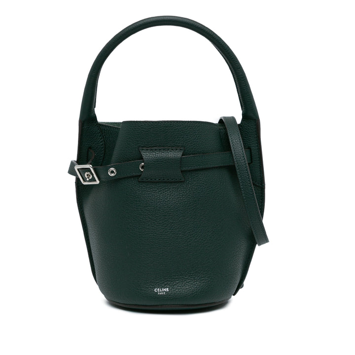 Celine Nano Cuir Big Bucket Bag Vert – GABY PARIS Authentique