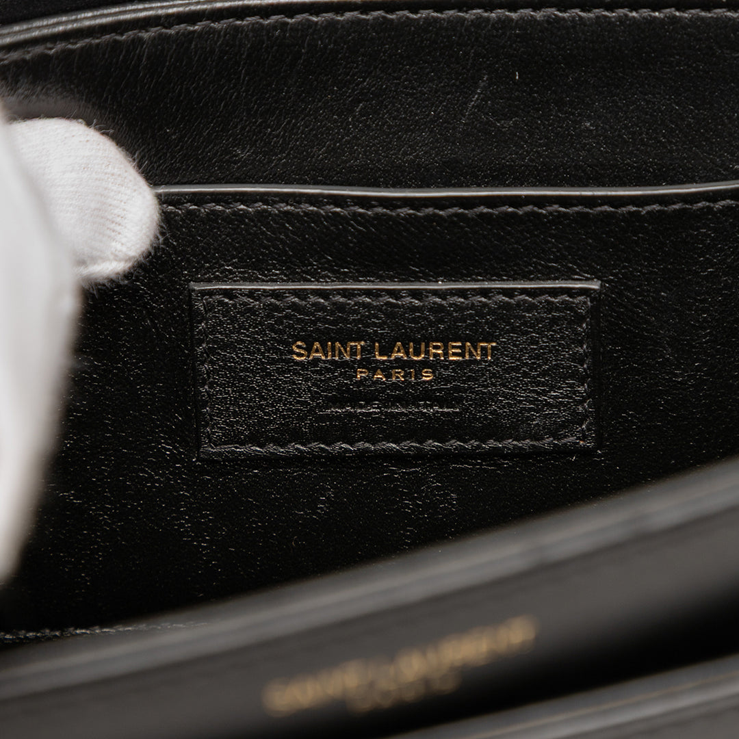 Saint Laurent Medium Cuir de veau Solferino Sac cartable In Boîte