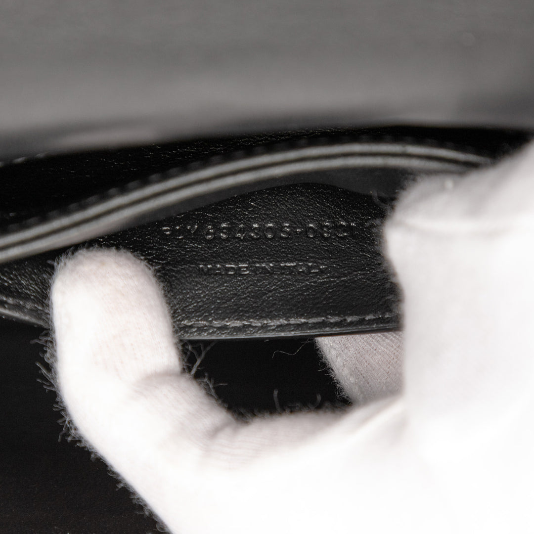 Saint Laurent Medium Cuir de veau Solferino Sac cartable In Boîte