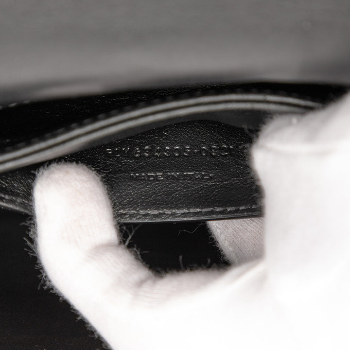 Saint Laurent Medium Cuir de veau Solferino Sac cartable In Boîte