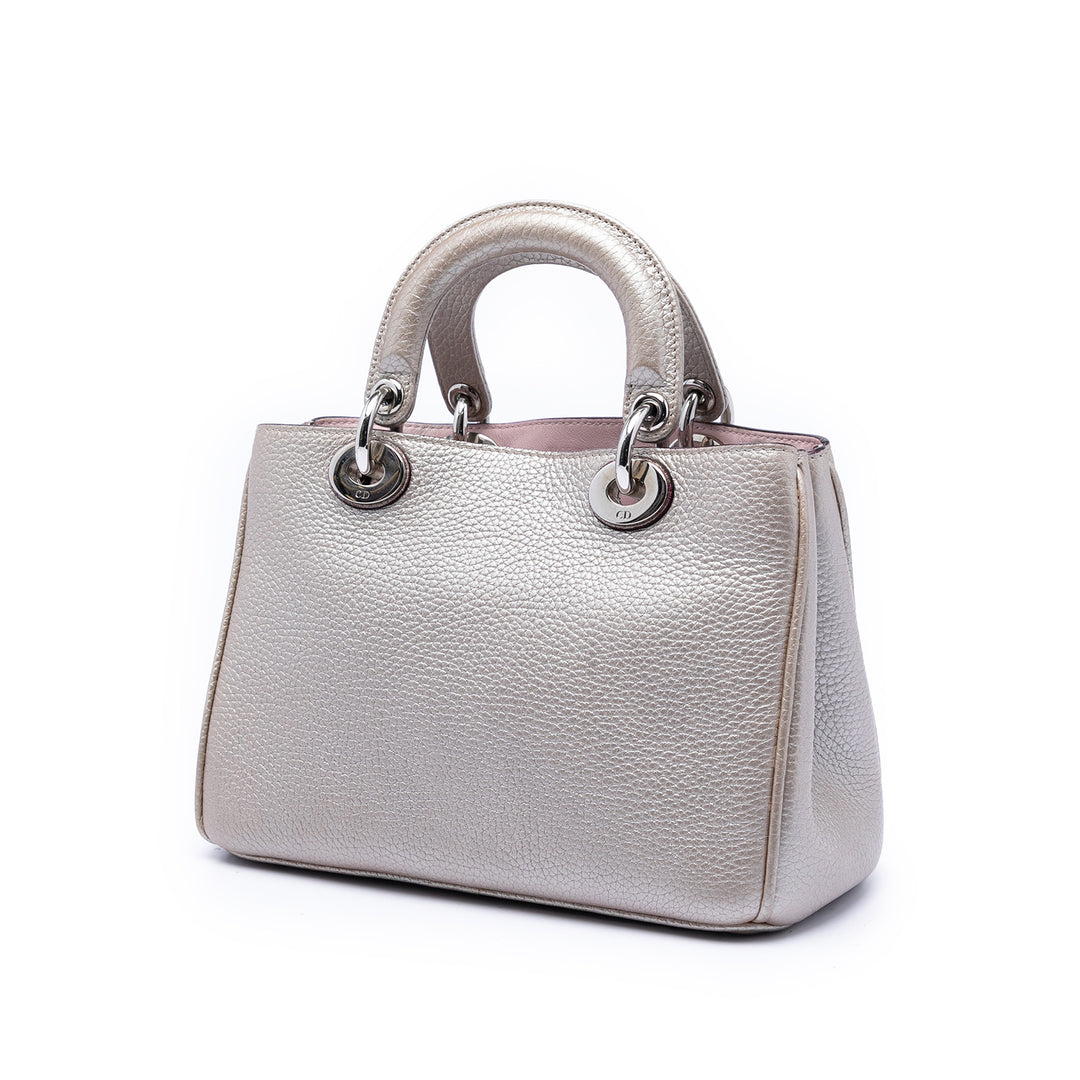 Dior Small Metallic Cuir Diorissimo Sac