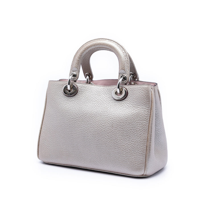 Dior Small Metallic Cuir Diorissimo Sac