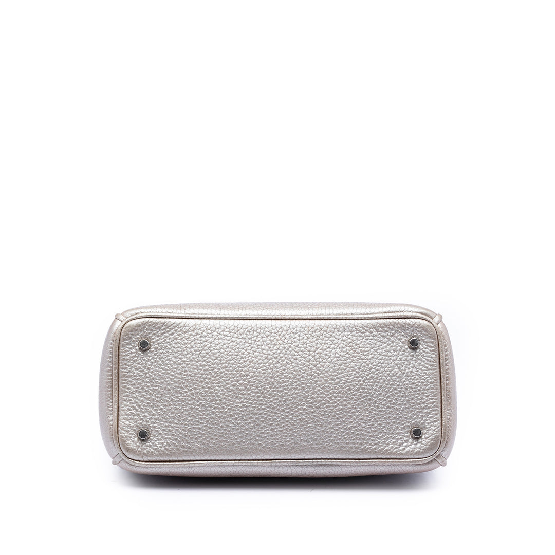 Dior Small Metallic Cuir Diorissimo Sac