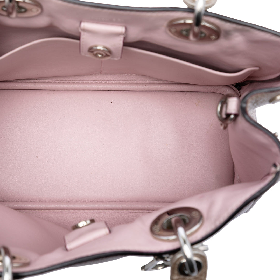 Dior Small Metallic Cuir Diorissimo Sac