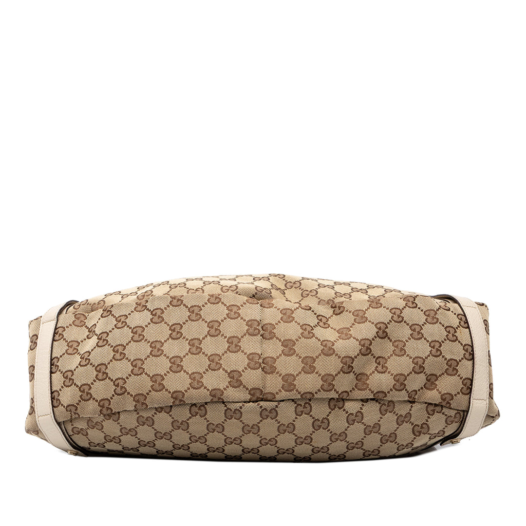 Gucci Cabas GG Abbey D Bague Beige – vue 3 – GABY PARIS