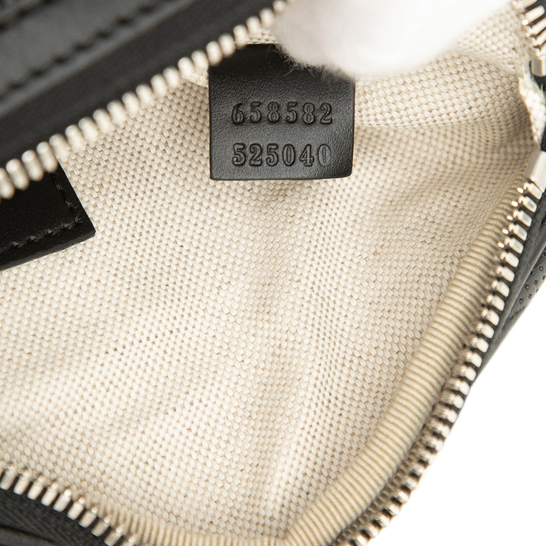 Gucci GG embossé perforé Cuir Sac ceinture