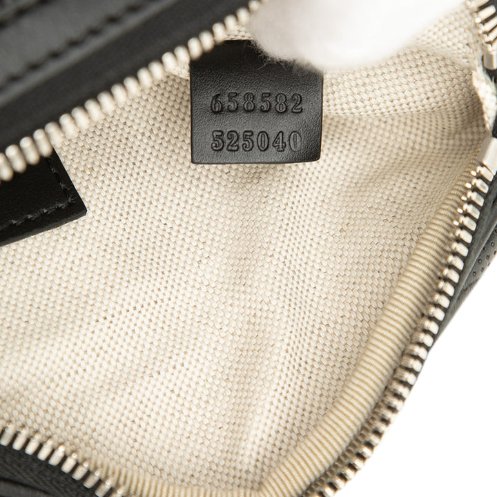 Gucci GG embossé perforé Cuir Sac ceinture