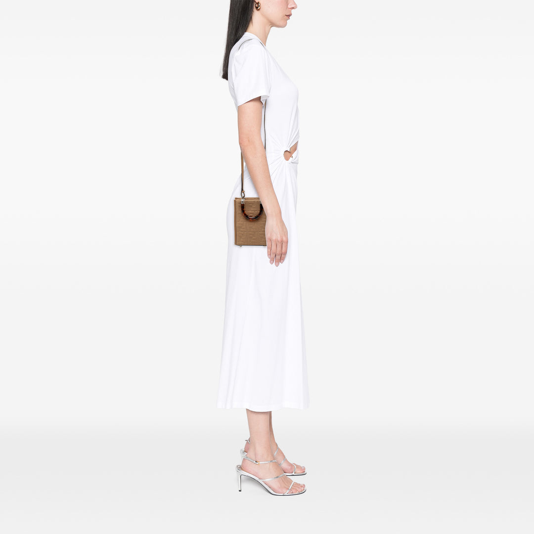 Fendi Mini Zucca embossé Technical Fabric Sunshine Shopper Cabas