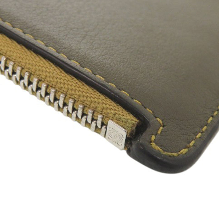 LOEWE Tricolor Cuir de veau Puzzle Coin Card Holder