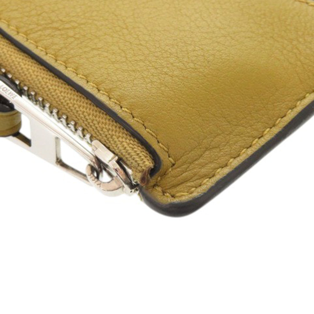LOEWE Tricolor Cuir de veau Puzzle Coin Card Holder