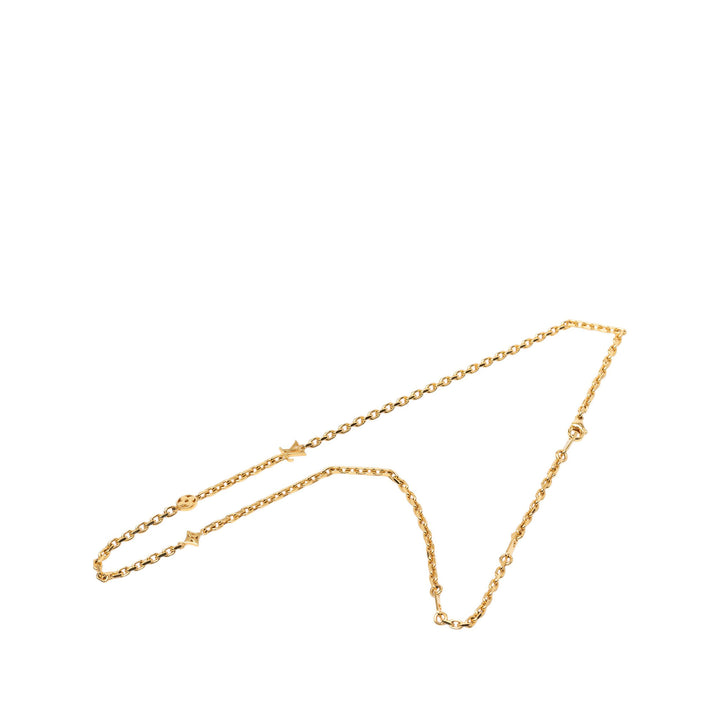 Louis Vuitton plaqué LV Yours Chain Collier