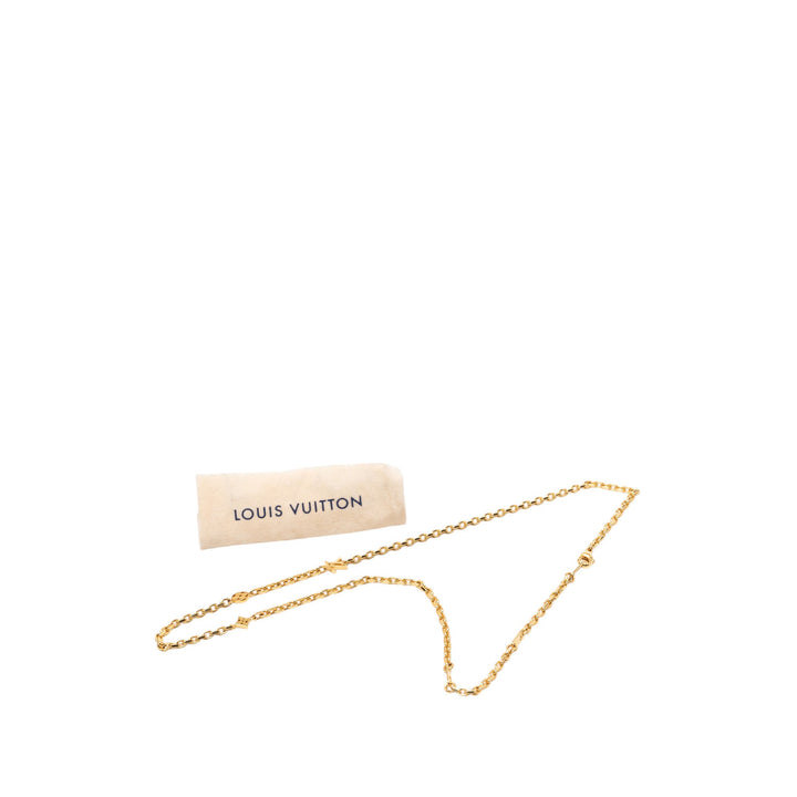Louis Vuitton plaqué LV Yours Chain Collier