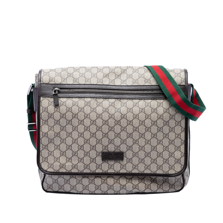 Gucci GG Supreme Web Sac porté croisé