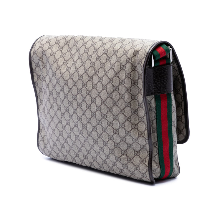 Gucci GG Supreme Web Sac porté croisé