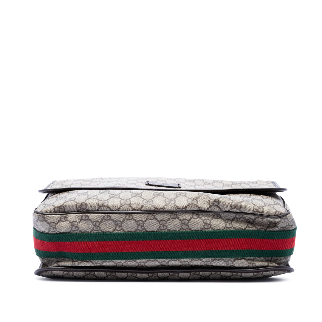 Gucci GG Supreme Web Sac porté croisé