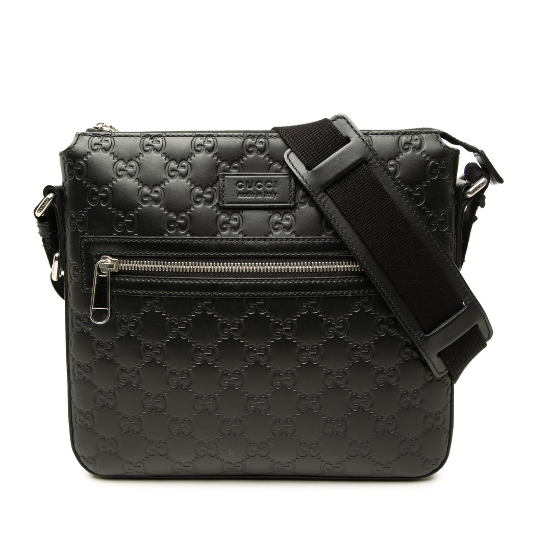 Gucci Sac bandoulière Guccissima Noir – vue principale – GABY PARIS