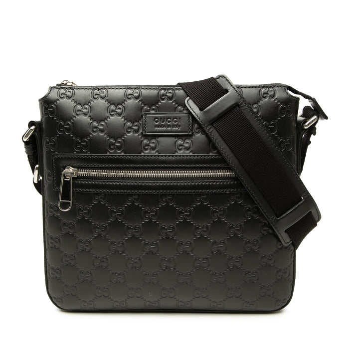 Gucci Sac bandoulière Guccissima Noir – vue principale – GABY PARIS
