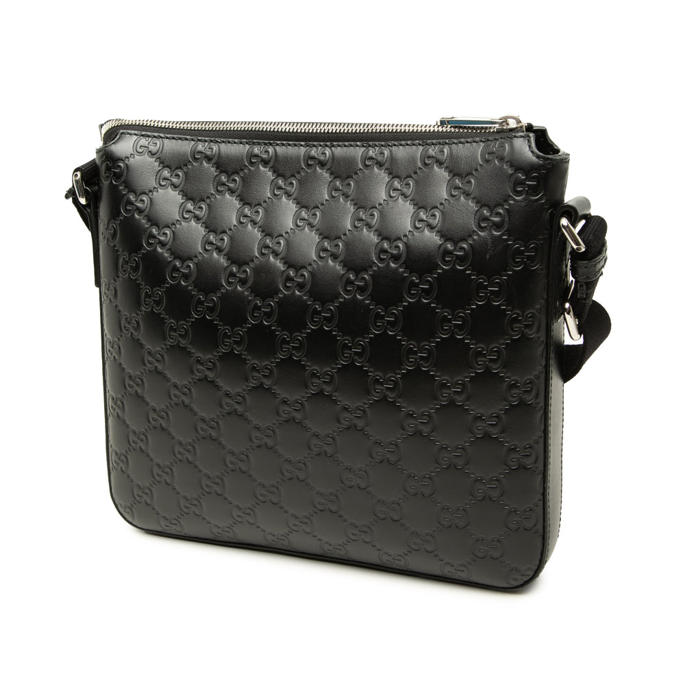 Gucci Sac bandoulière Guccissima Noir – vue 2 – GABY PARIS