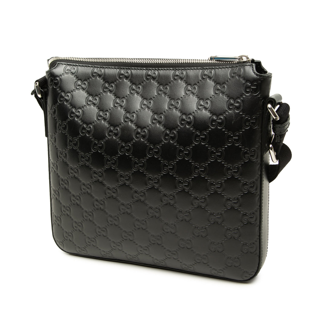 Gucci Sac bandoulière Guccissima Noir – vue 2 – GABY PARIS