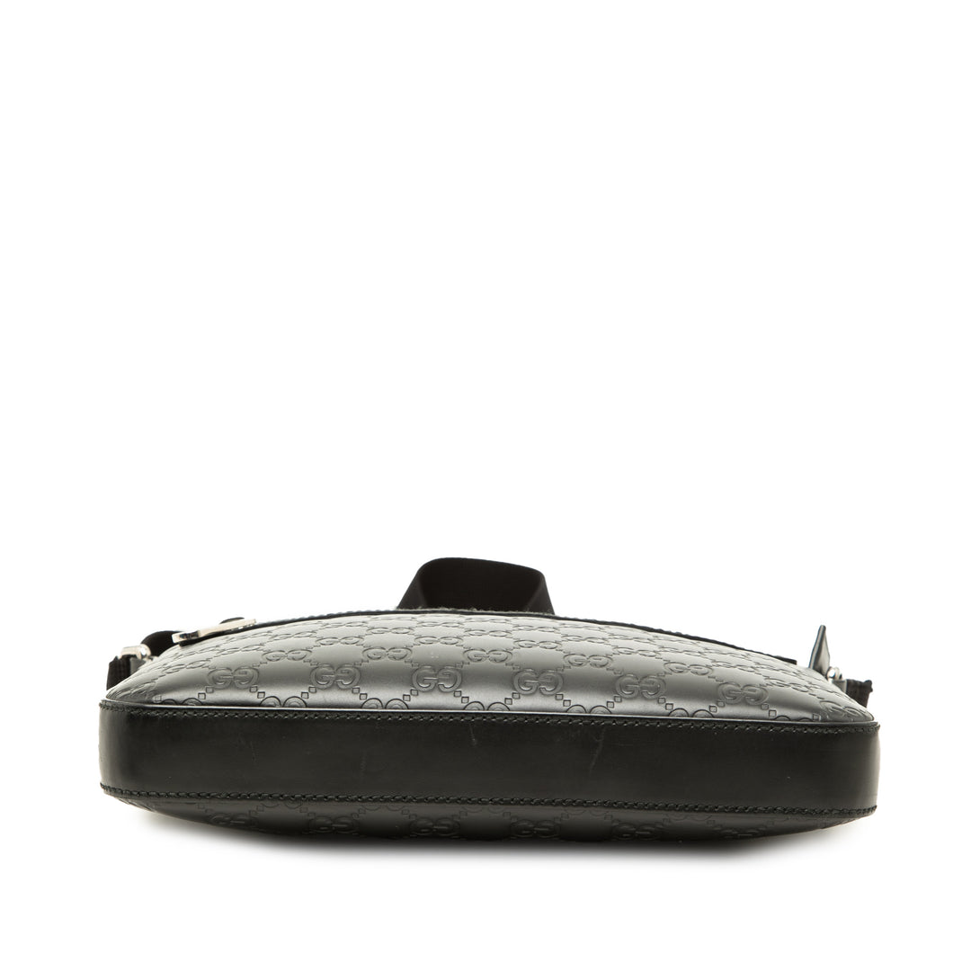 Gucci Sac bandoulière Guccissima Noir – vue 3 – GABY PARIS