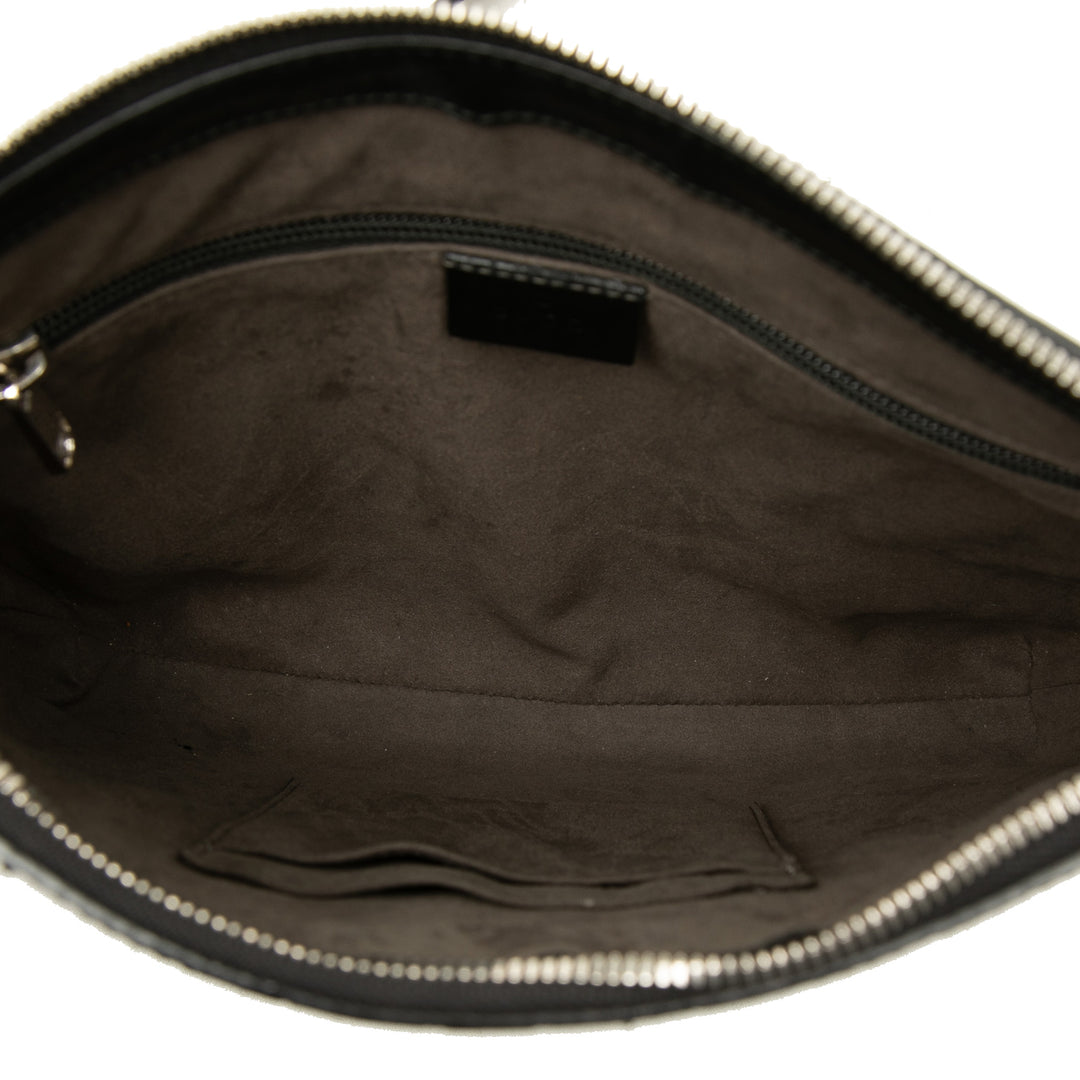 Gucci Sac bandoulière Guccissima Noir – vue 4 – GABY PARIS