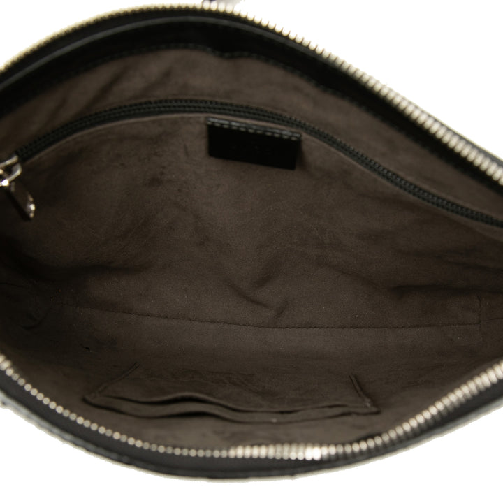 Gucci Sac bandoulière Guccissima Noir – vue 4 – GABY PARIS
