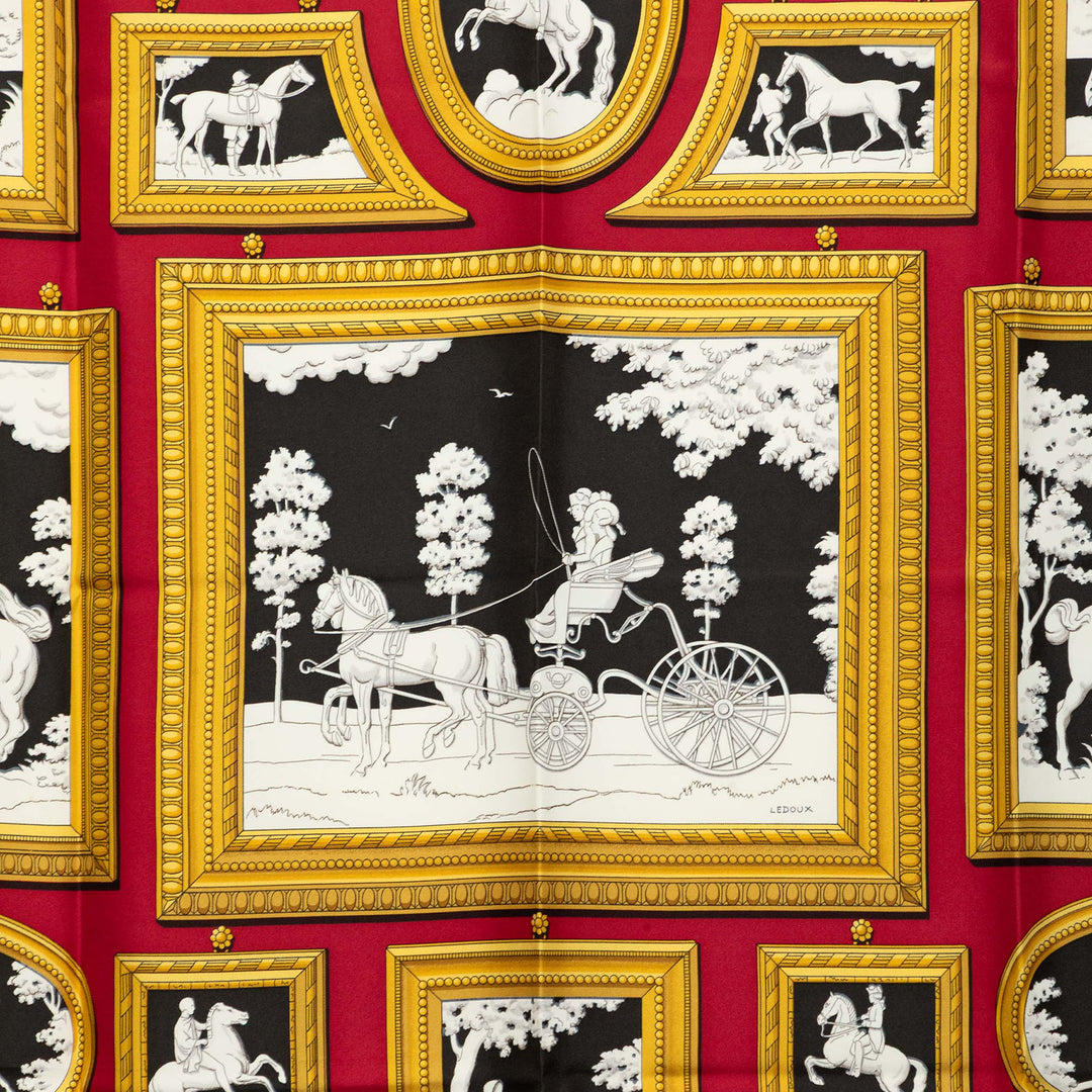 Hermès Wedgwood Foulard 90 Rouge
