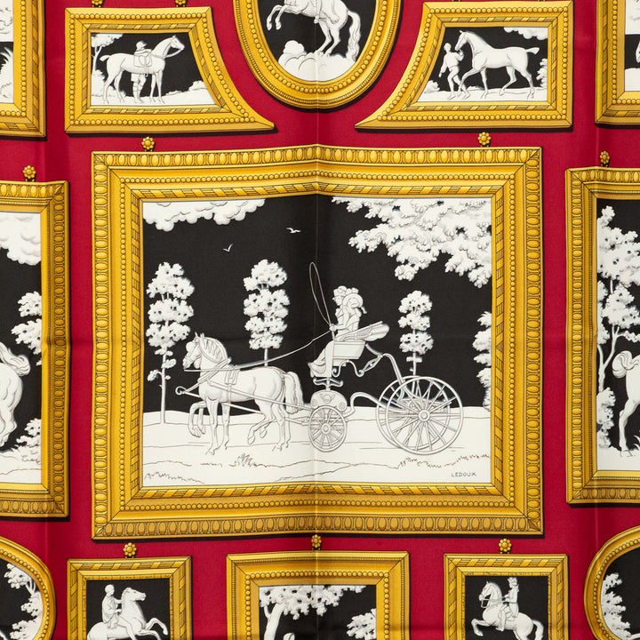 Hermès Wedgwood Foulard 90 Rouge