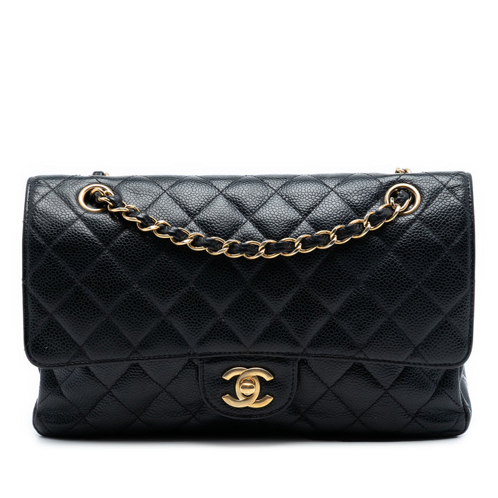 Chanel Medium Classic Caviar Double rabat