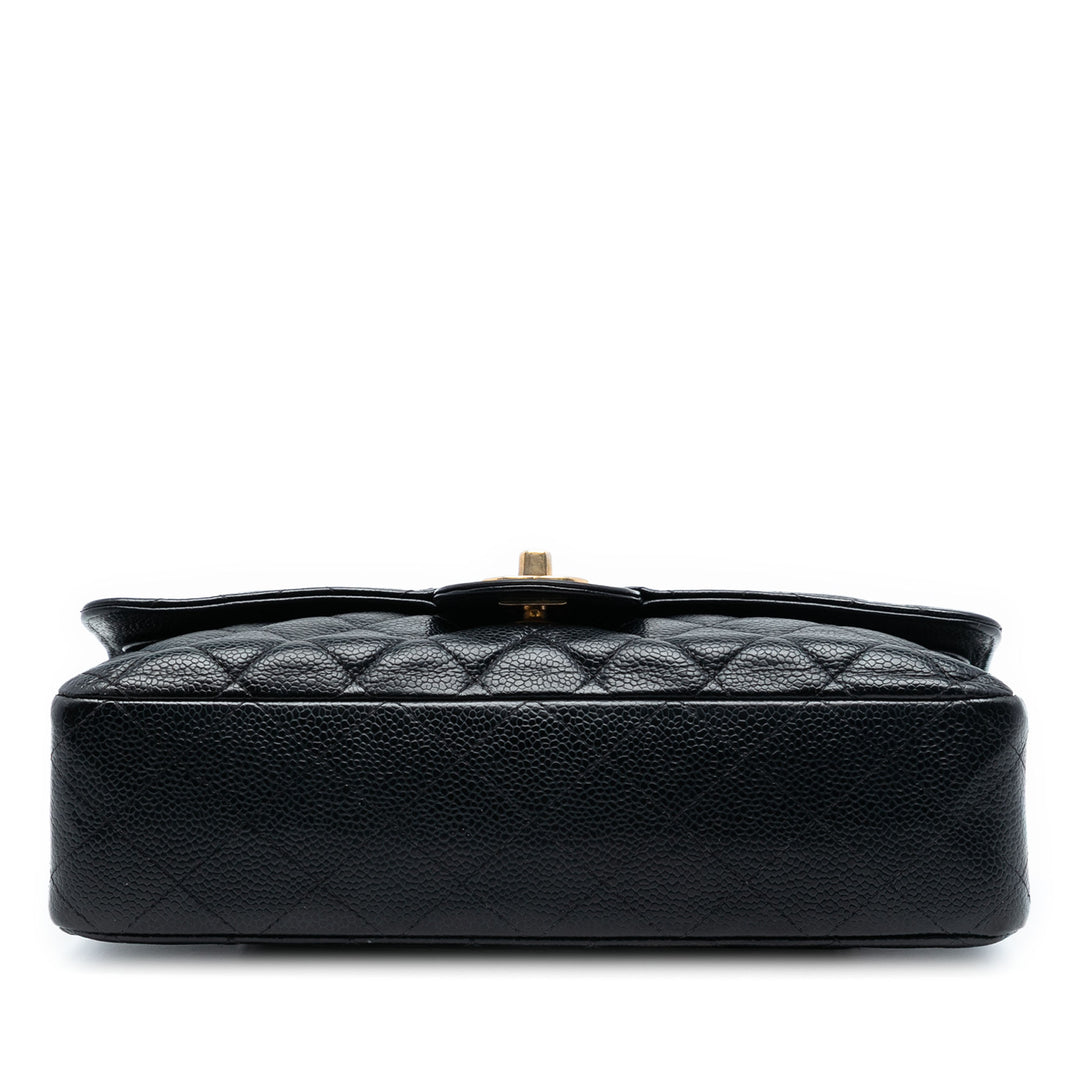 Chanel Medium Classic Caviar Double rabat