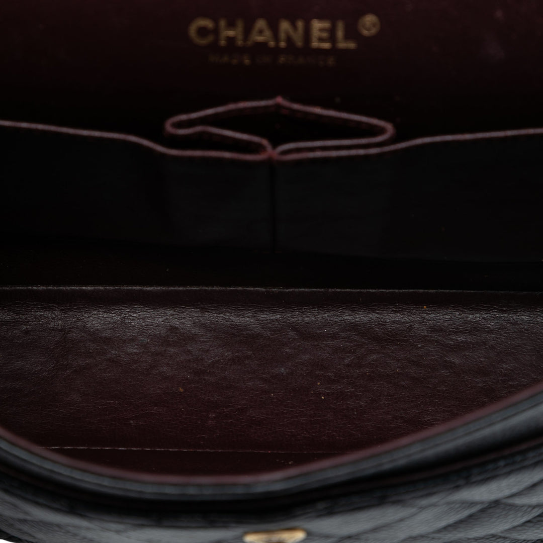 Chanel Medium Classic Caviar Double rabat