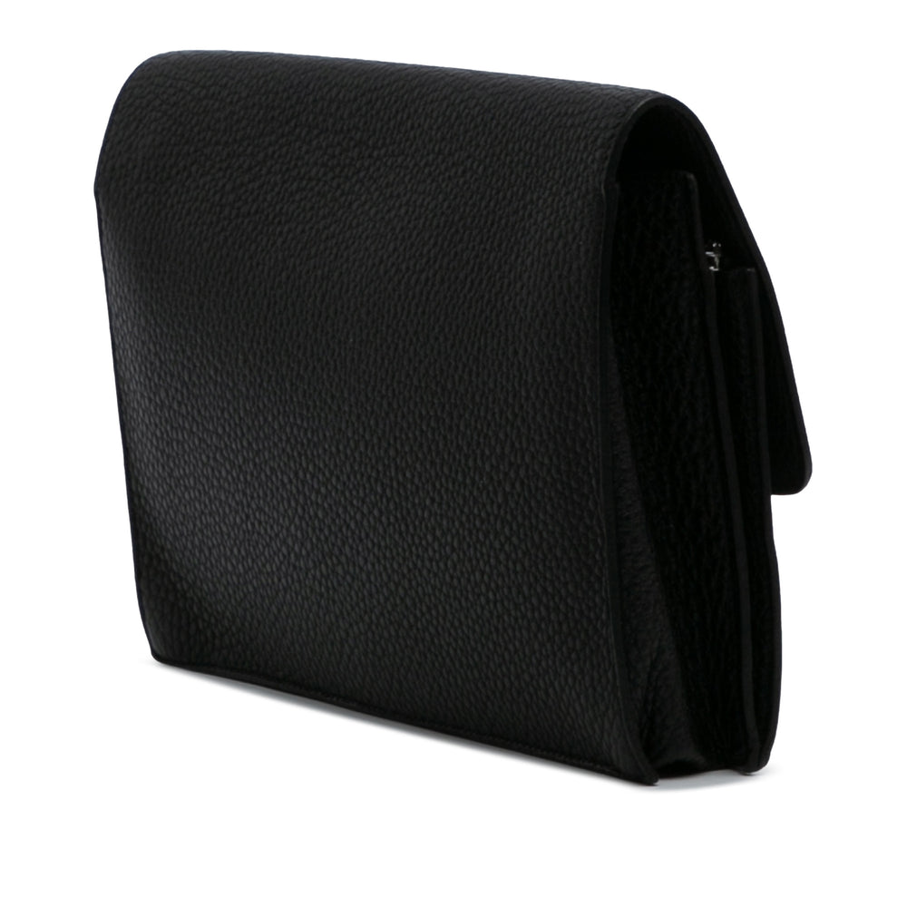 Hermès Togo Jet Pochette Pochette Noir – GABY PARIS Authentique