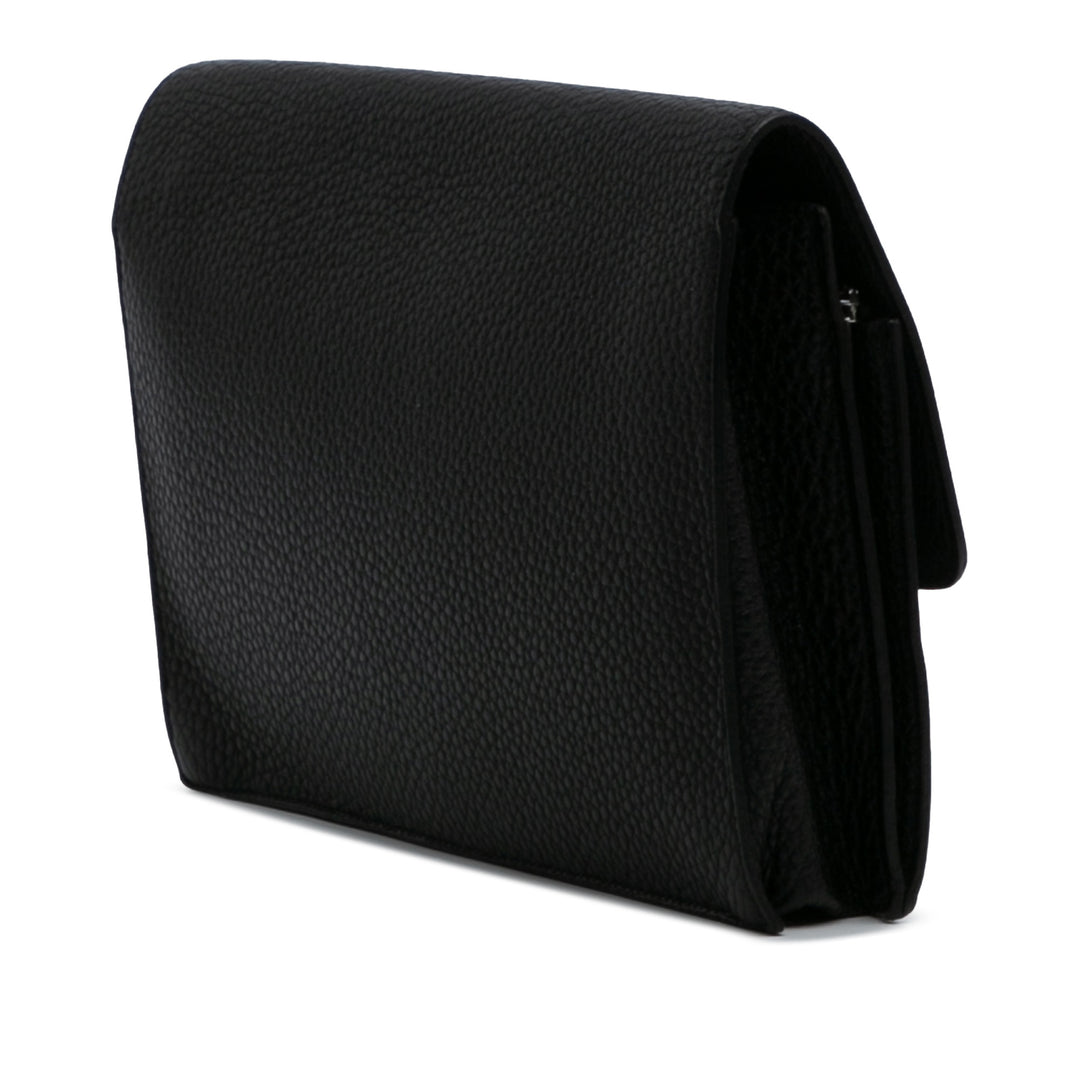 Hermès Togo Jet Pochette Pochette Noir – GABY PARIS Authentique