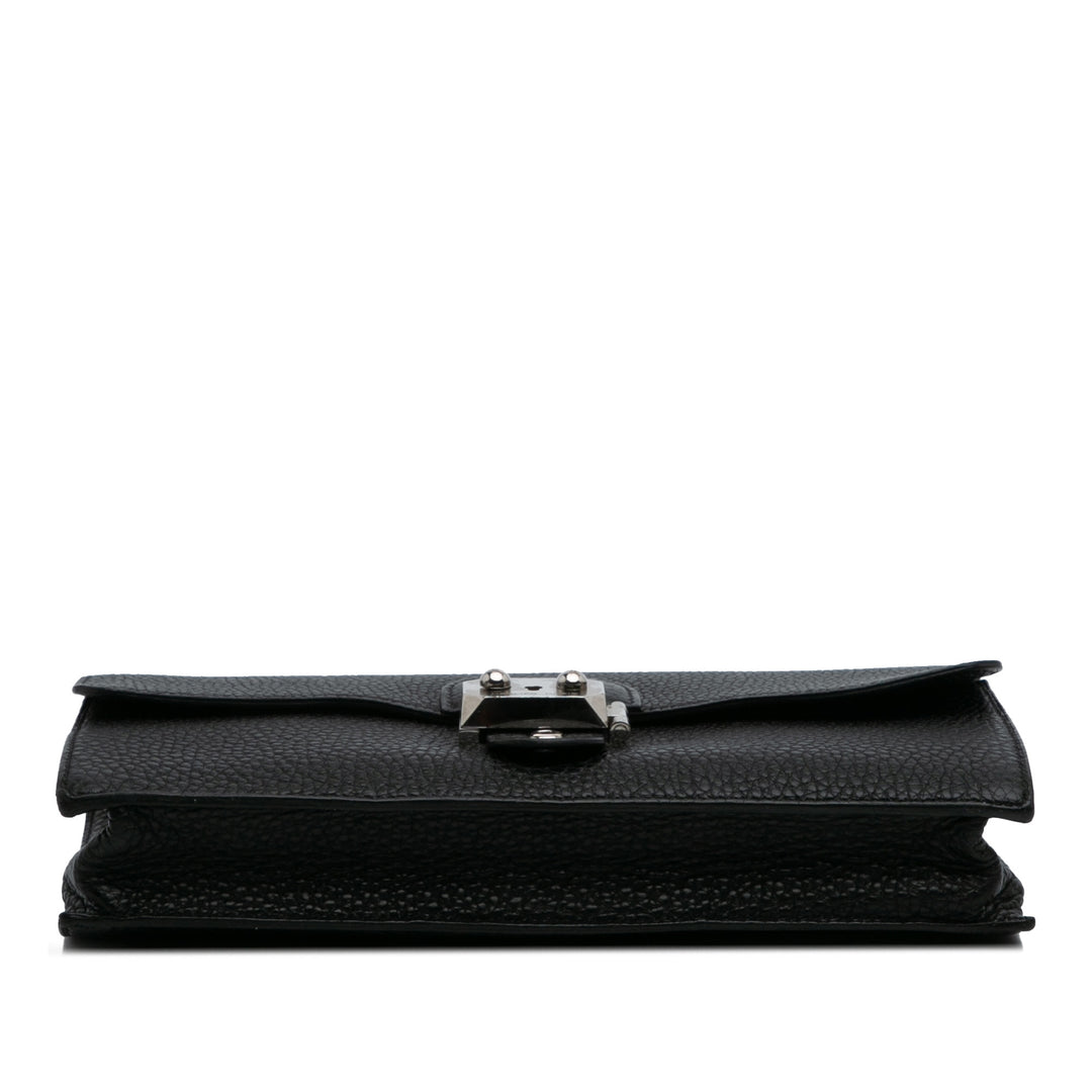 Hermès Togo Jet Pochette Pochette Noir – GABY PARIS Authentique