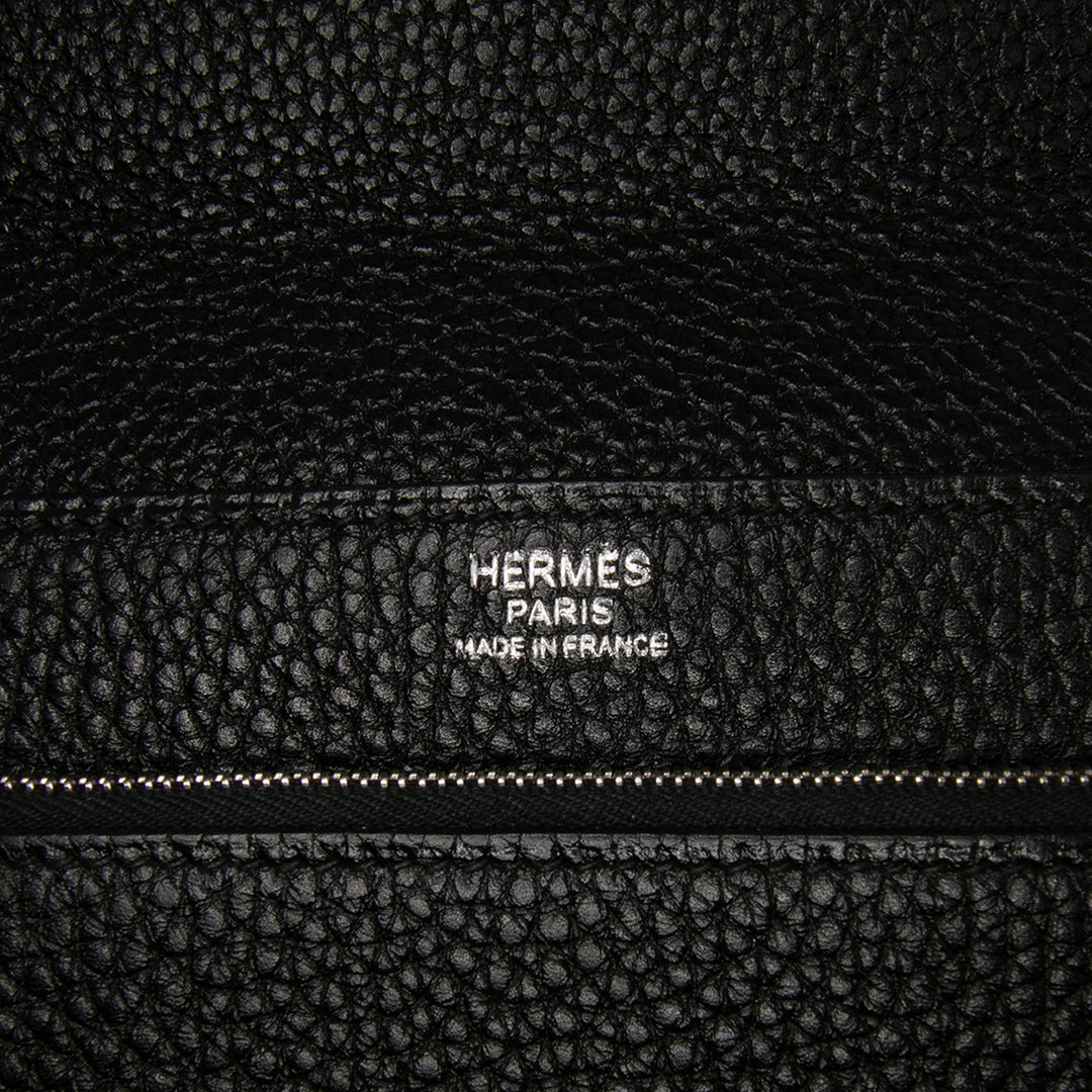 Hermès Togo Jet Pochette Pochette Noir – GABY PARIS Authentique