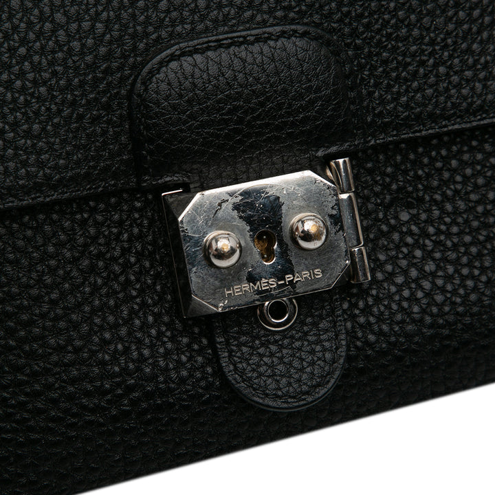 Hermès Togo Jet Pochette Pochette Noir – GABY PARIS Authentique