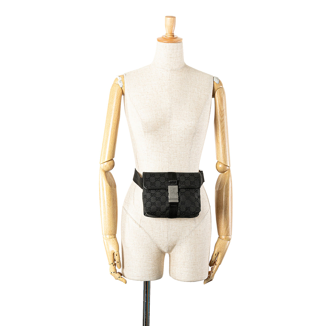 Gucci GG Toile Belt Bag Noir