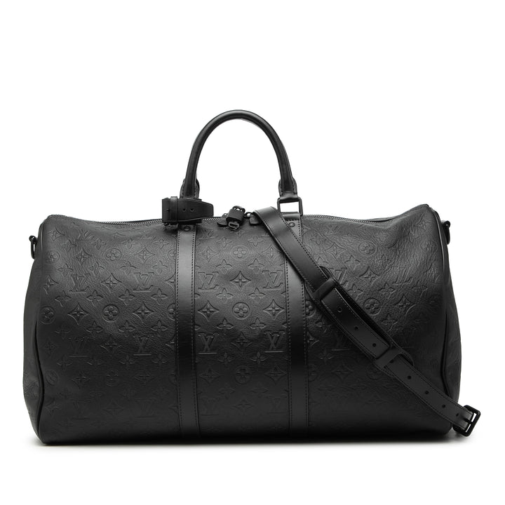 Louis Vuitton Monogram Shadow Keepall Bandouliere 50