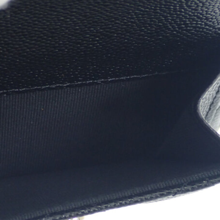 CC Matelassé Sac à dos Mini Cuir caviar Noir