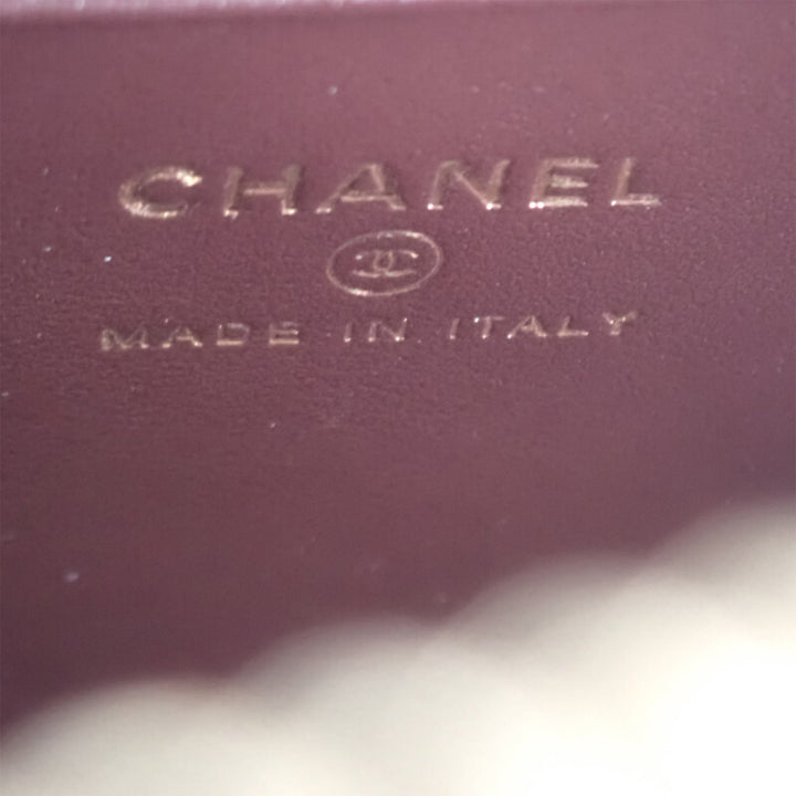 CC Matelassé Sac à dos Mini Cuir caviar Noir